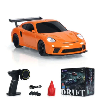 "2.4G RC Drift Car – 1/43 4WD High-Speed Remote Control Racing Car, Mini Four-Wheel Drive Toy for Boys, Perfect Gift"