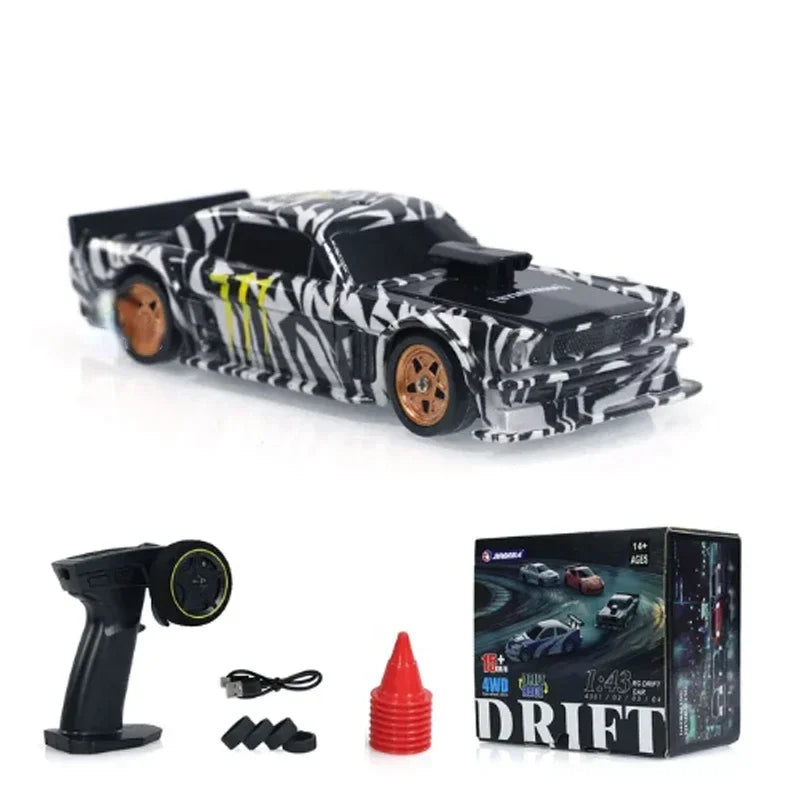 "2.4G RC Drift Car – 1/43 4WD High-Speed Remote Control Racing Car, Mini Four-Wheel Drive Toy for Boys, Perfect Gift"